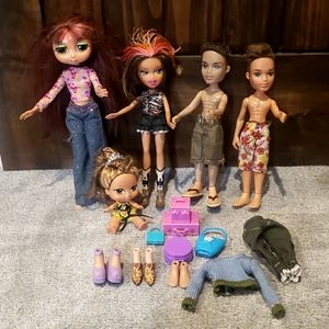 Y2k 2001 - 2004 MGA Enterainment Bratz/X Diva Stars Dolls Plus Accessories Lot